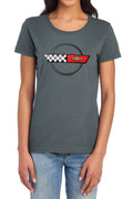 Chevy 4TH Gen Vette Logo Womens T-Shirt