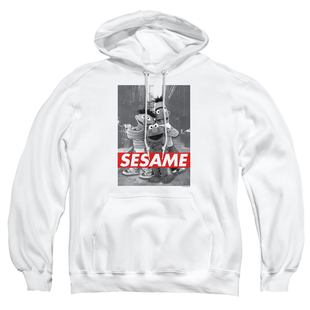 Sesame Street Photo Poster Pullover Hoodie