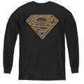 Superman Aztec Shield Youth Long Sleeve T-Shirt