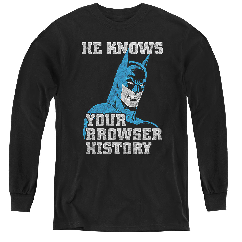 Batman Batman Knows Youth Long Sleeve T-Shirt