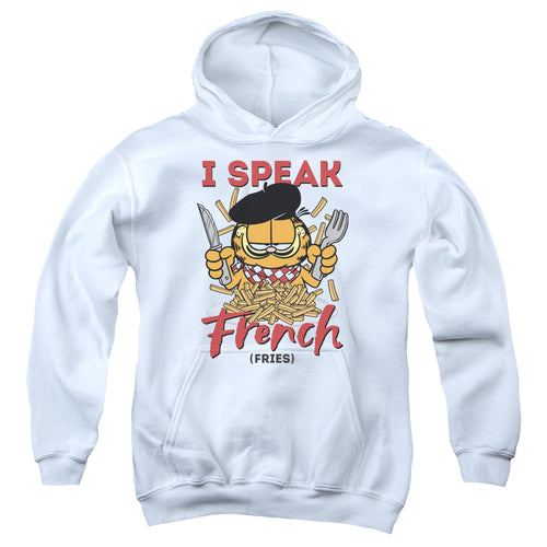 Garfield Speaking Love Youth Hoodie