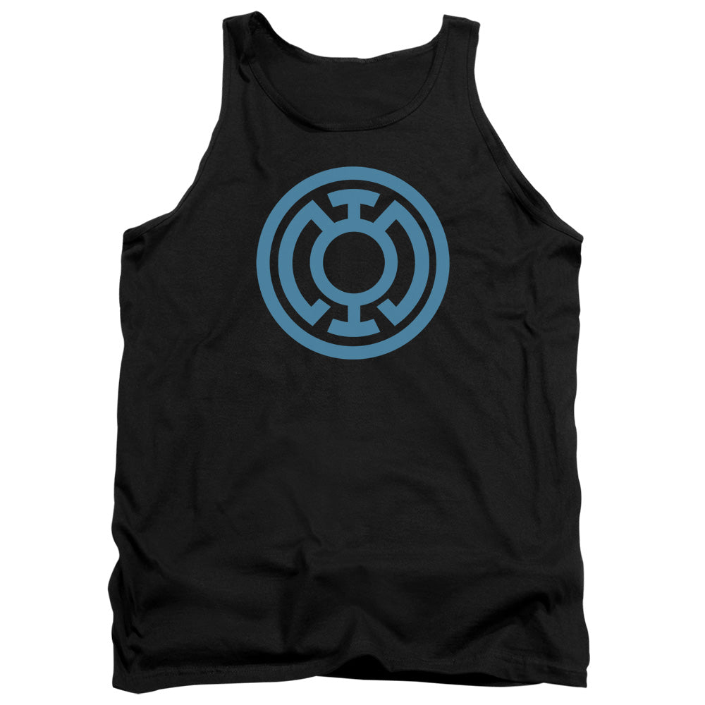 Green Lantern Lt Blue Emblem Tank Top