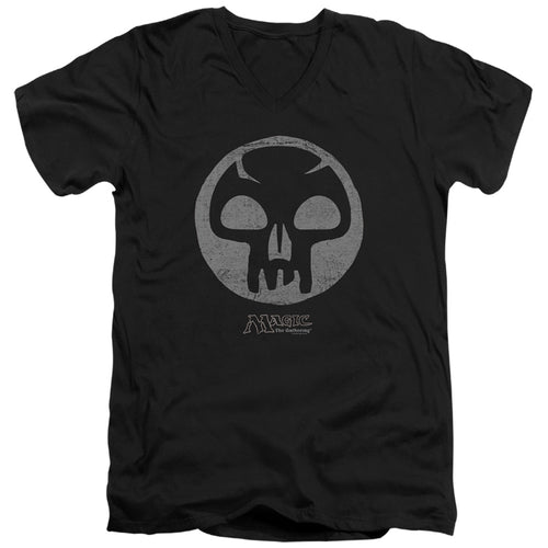 Magic the Gathering Black Symbol V-Neck T-Shirt