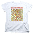 Chutes and Ladders 1979 Game Board Womens T-Shirt