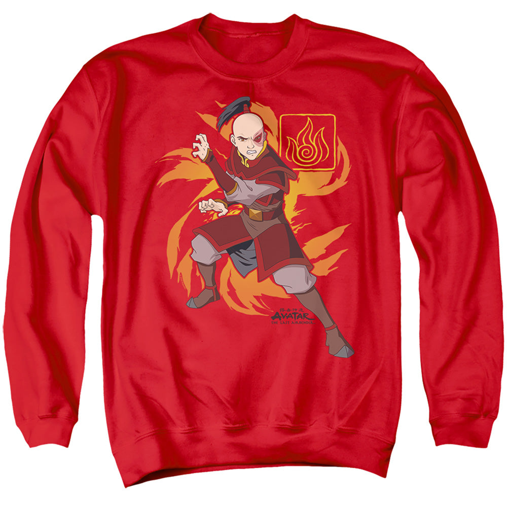 Avatar: The Last Airbender Zuko Flame Burst Crewneck Sweatshirt