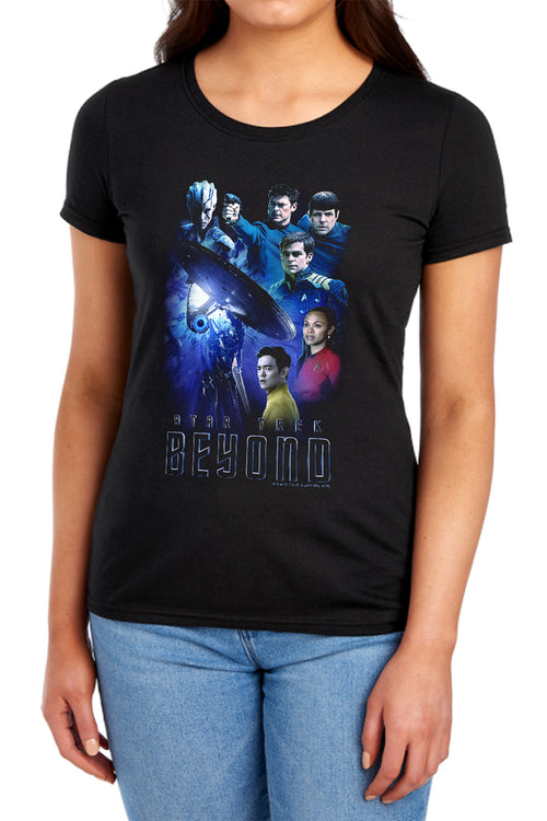 Star Trek Beyond Cast Womens T-Shirt
