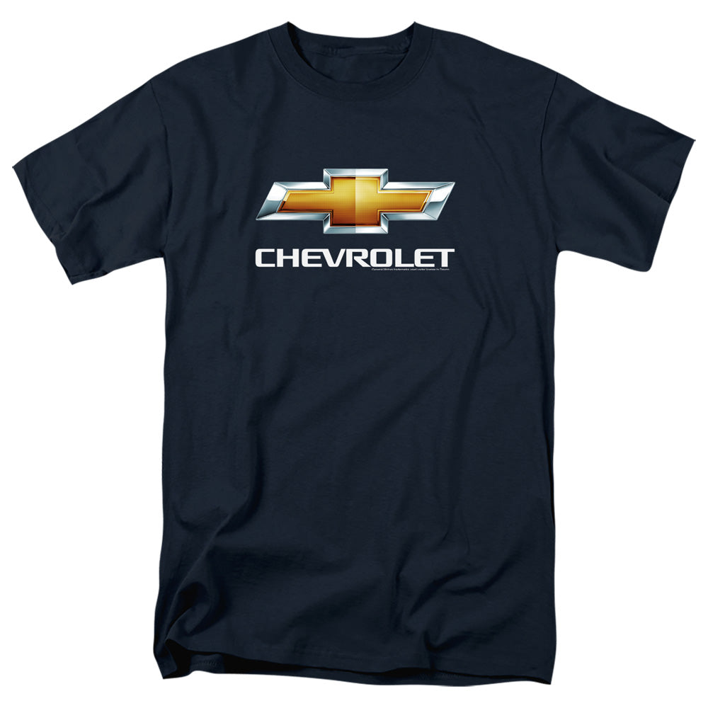 Chevy Bowtie Stacked Navy T-Shirt
