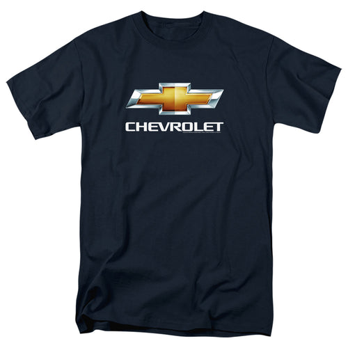 Chevy Bowtie Stacked Navy T-Shirt