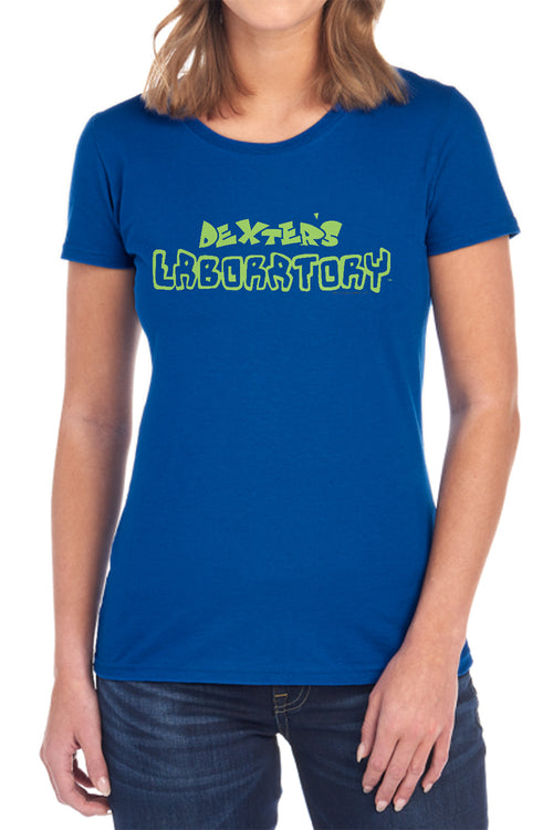 Dexter's Laboratory Dexters Logo Womens T-Shirt