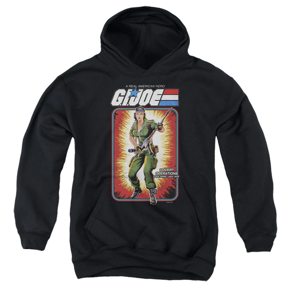 G.I. Joe Lady Jaye Card Youth Hoodie