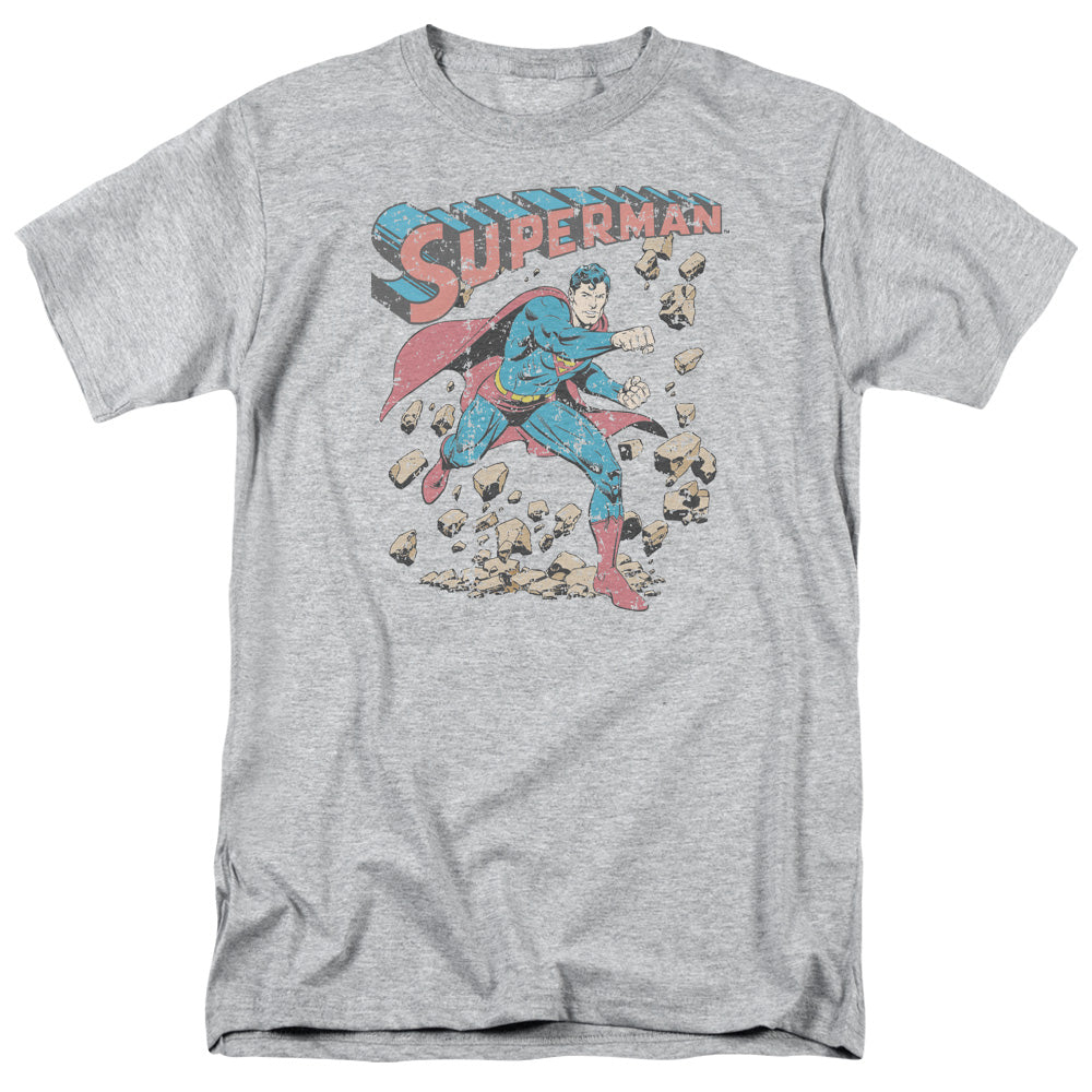 Superman Mad at Rocks T-Shirt