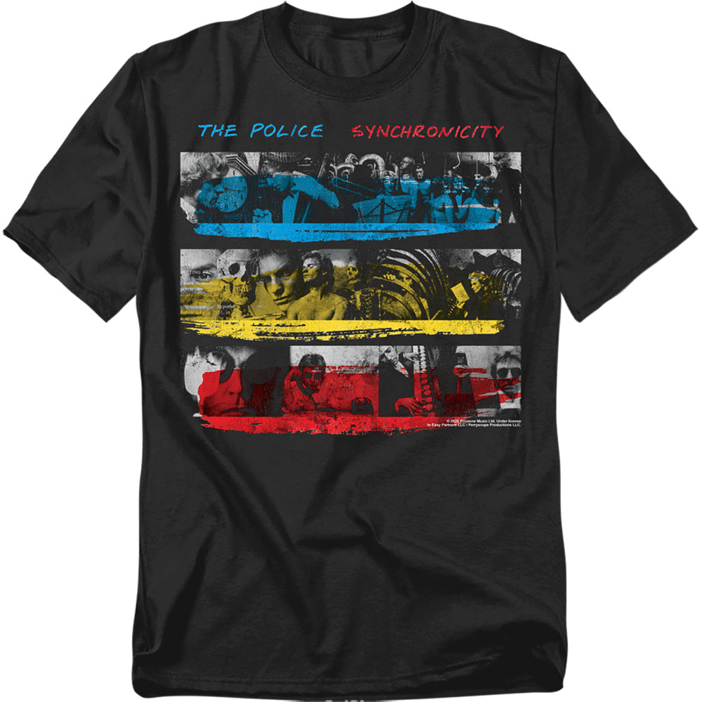 The Police Synchronicity Black T-Shirt