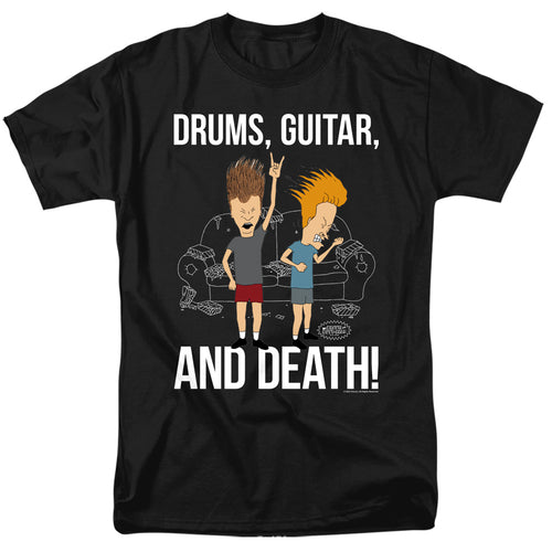 Beavis and Butthead Drums, Guitar, And Death T-Shirt
