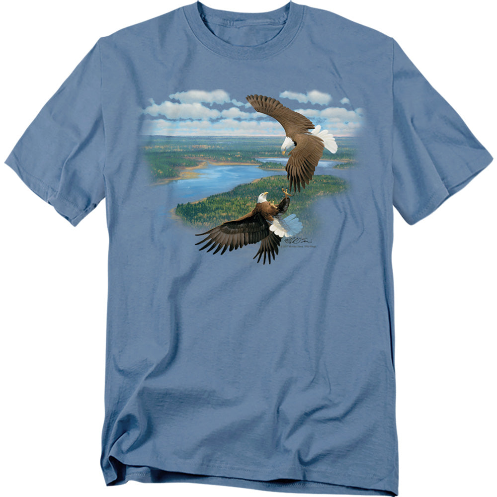 Wild Wings Sky Dancers Bald Eagles T-Shirt
