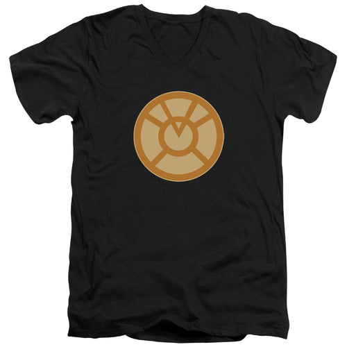 Green Lantern Orange Symbol V-Neck T-Shirt