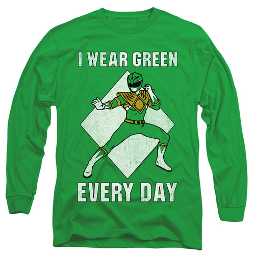 Mighty Morphin Power Rangers Always Green Long Sleeve T-Shirt
