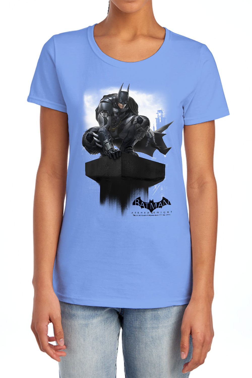 Batman Perched Womens T-Shirt