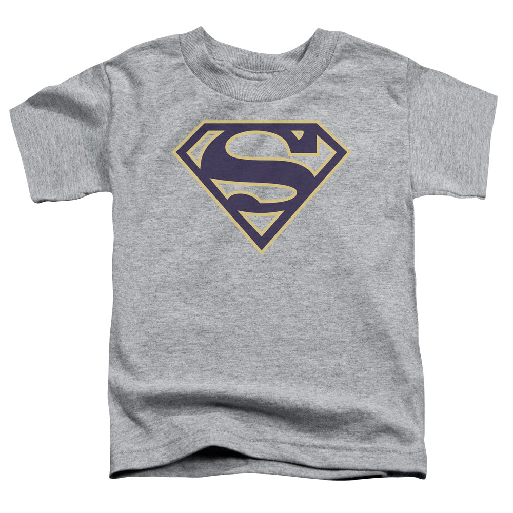 Superman Navy & Gold Shield Athletic Heather Youth/Toddler T-Shirt