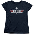 Top Gun Logo Navy Womens T-Shirt