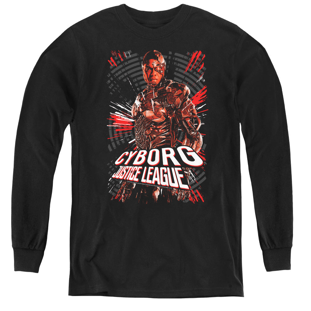Justice League Cyborg Youth Long Sleeve T-Shirt