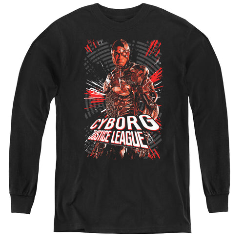 Justice League Cyborg Youth Long Sleeve T-Shirt