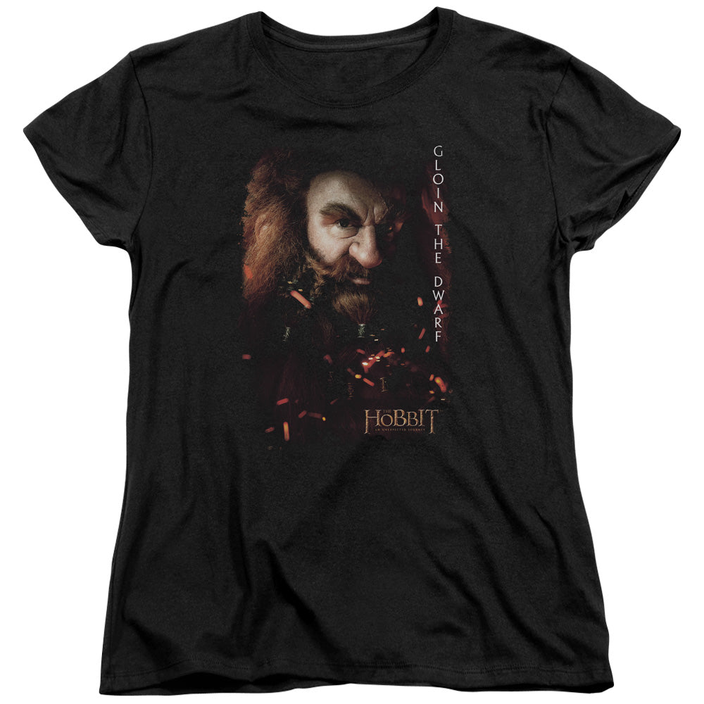 The Hobbit Gloin Poster Womens T-Shirt