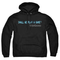 WarGames Shall We Play a Game Text Pullover Hoodie