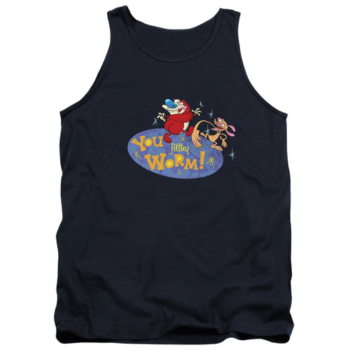 Ren and Stimpy You Filthy Worm! Tank Top