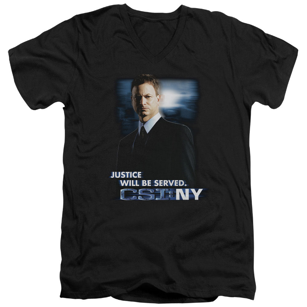 CSI: NY Justice Served V-Neck T-Shirt