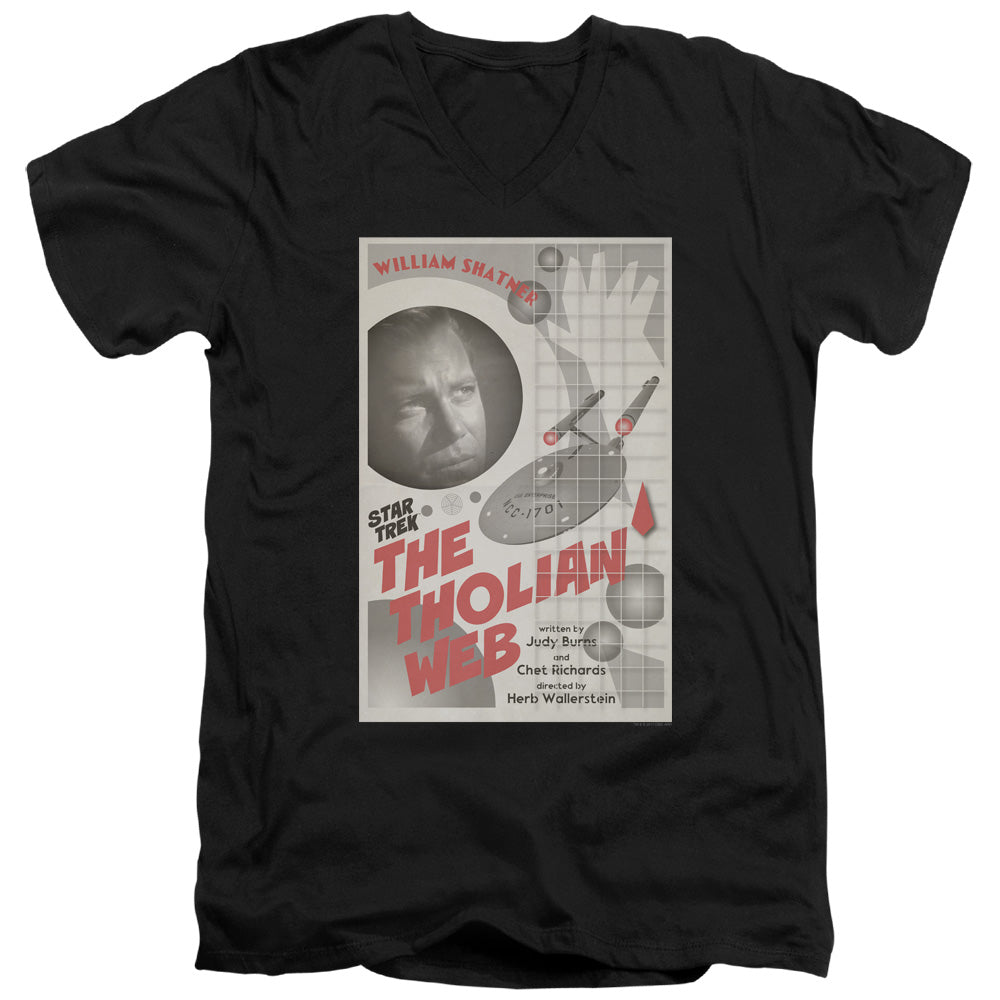 Star Trek Juan Ortiz The Tholian Web Black V-Neck T-Shirt