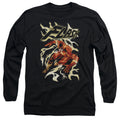 Justice League Electric Run Long Sleeve T-Shirt