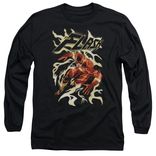 Justice League Electric Run Long Sleeve T-Shirt