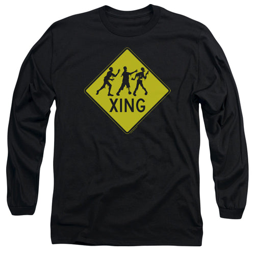 Zombie Crossing Long Sleeve T-Shirt