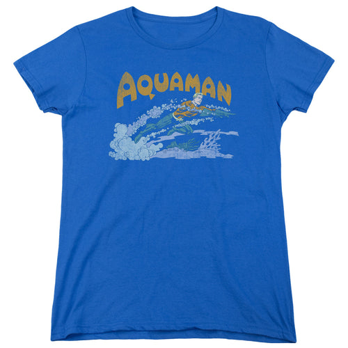 DC Comics Aqua Swim Womens T-Shirt