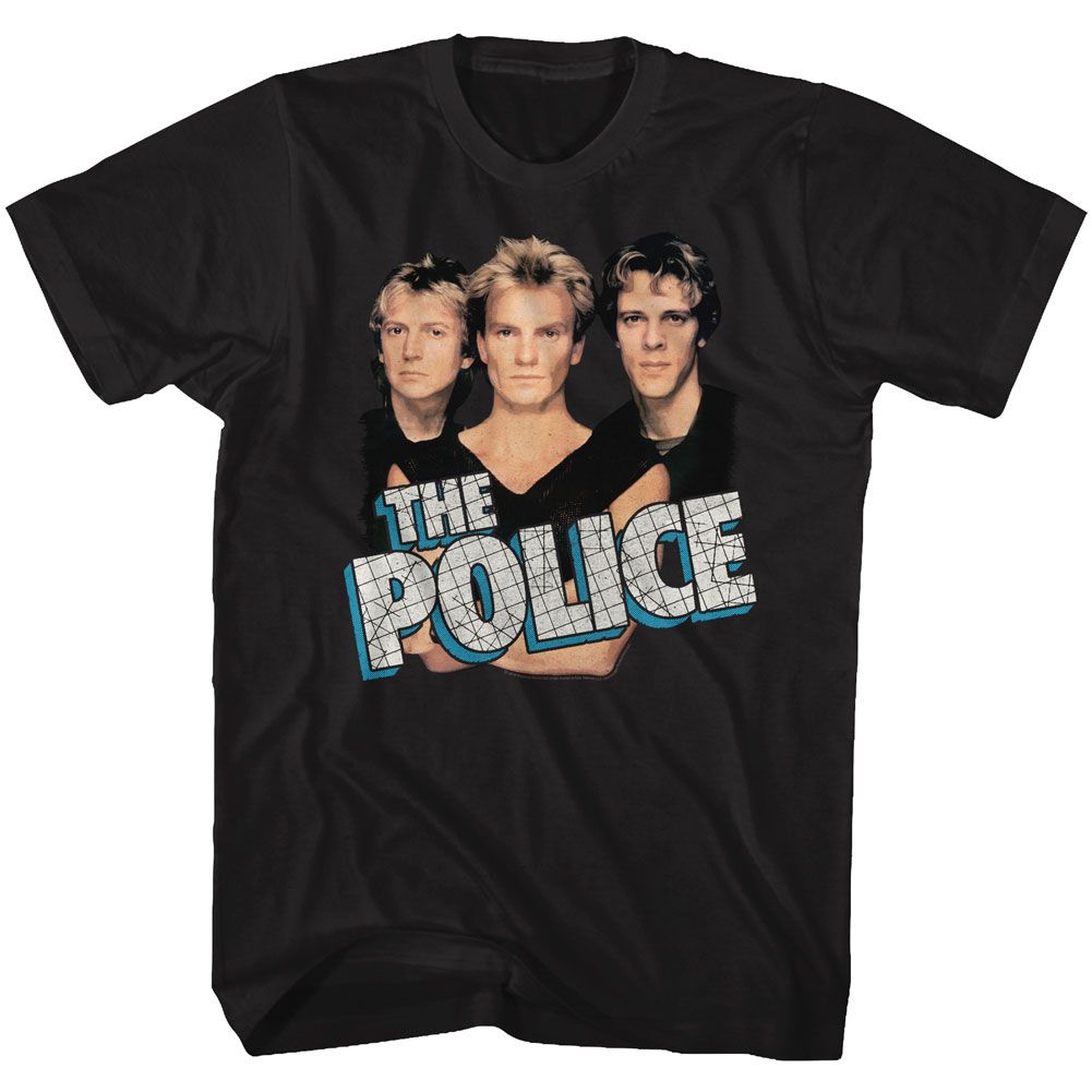 Boys in Blue The Police t-shirt in black