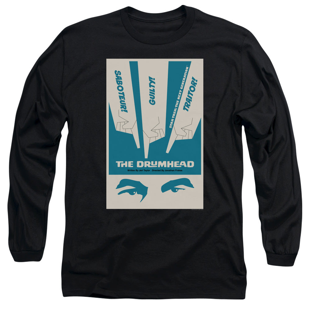 Star Trek The Drumhead Black Long Sleeve T-Shirt