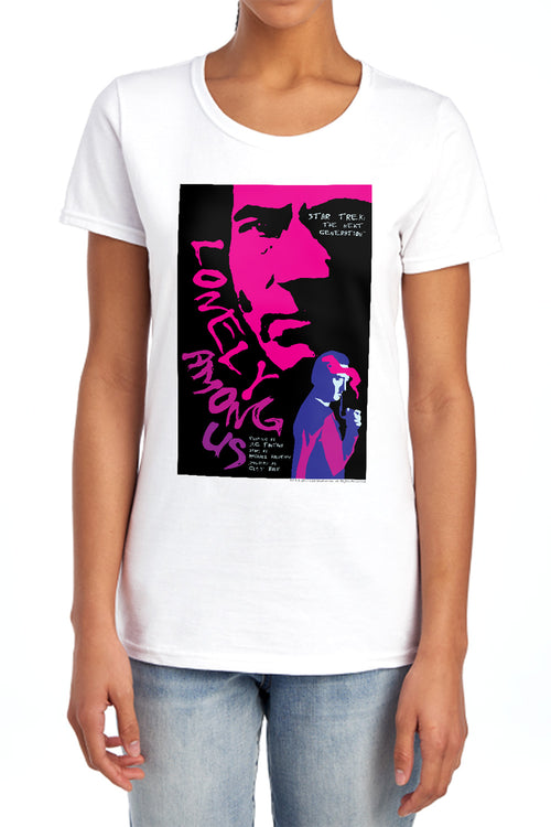 Star Trek Lonely Among Us Womens T-Shirt