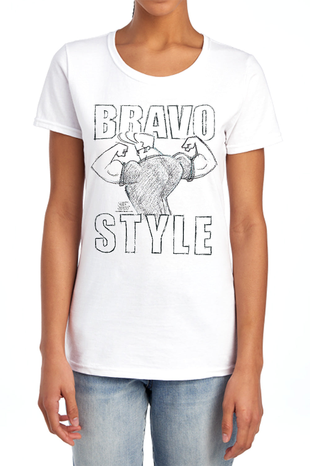 Johnny Bravo Bravo Style Womens T-Shirt