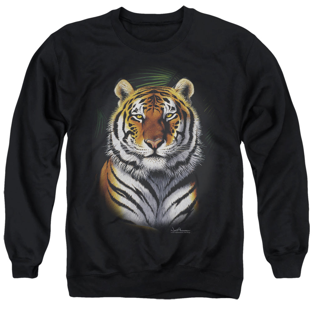 Wild Wings Jungle Fire Tiger Crewneck Sweatshirt