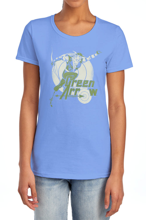 DC Comics Right On Target Womens T-Shirt