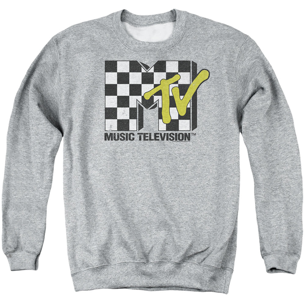 MTV Checker Board Logo Crewneck Sweatshirt