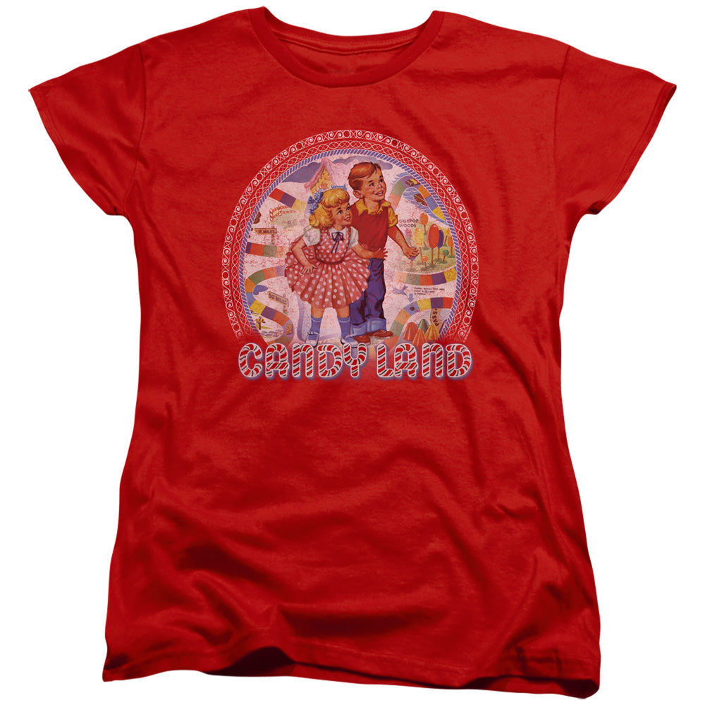 Candy Land Vintage Kids Medallion Womens T-Shirt