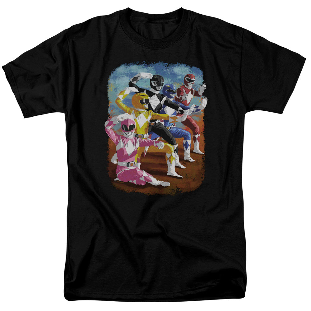 Mighty Morphin Power Rangers Impressionist Rangers T-Shirt