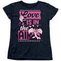 Looney Tunes Valentine'S Day Tweety Sylvester Love In The Air Womens T-Shirt