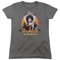 Justice League Powerful Woman Womens T-Shirt