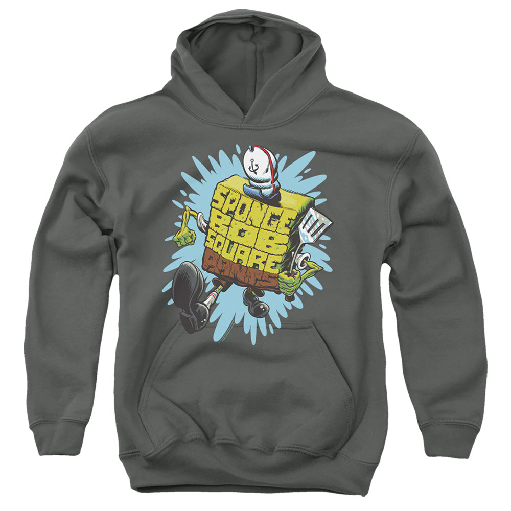 Spongebob Squarepants Letter Art Youth Hoodie