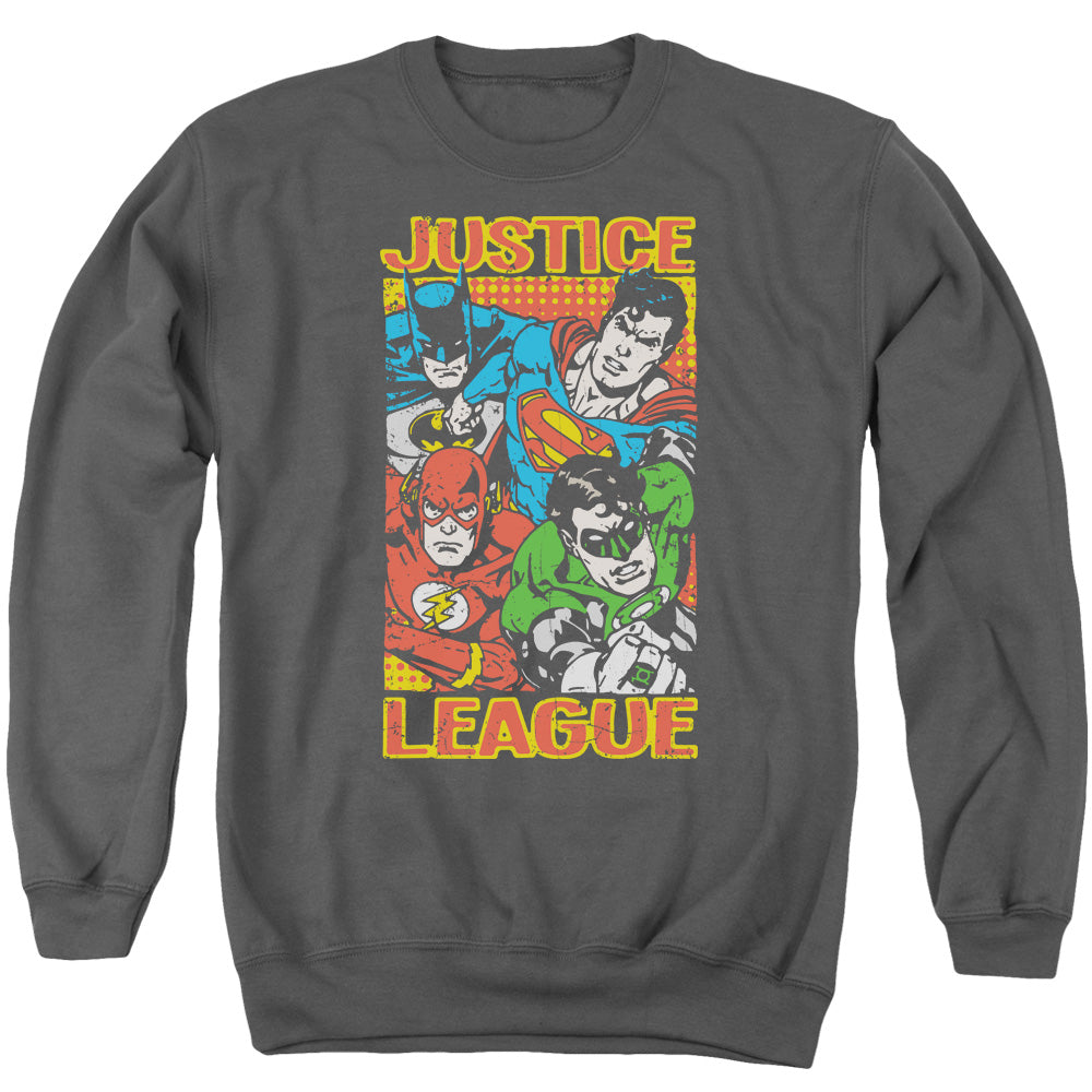 Justice League Hero Mashup Crewneck Sweatshirt