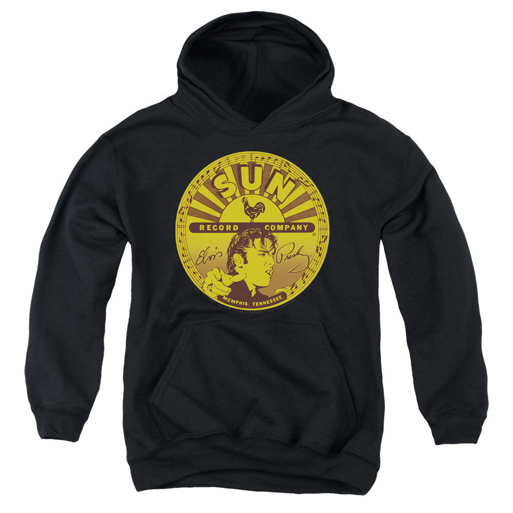 Sun Records Elvis Full Sun Label Youth Hoodie