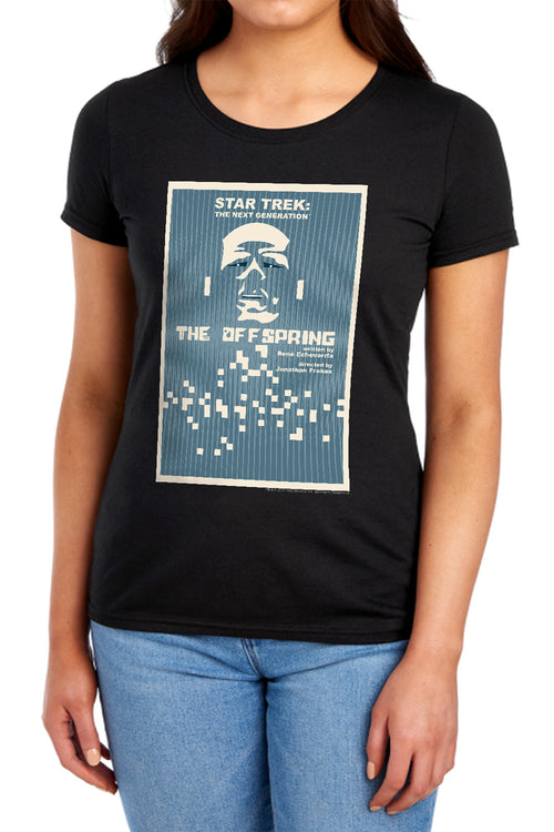 Star Trek The Offspring Black Womens T-Shirt