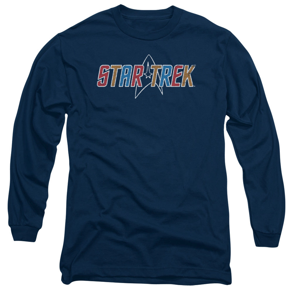 Star Trek Multi Colored Logo Long Sleeve T-Shirt